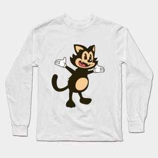 Asking Cat Long Sleeve T-Shirt